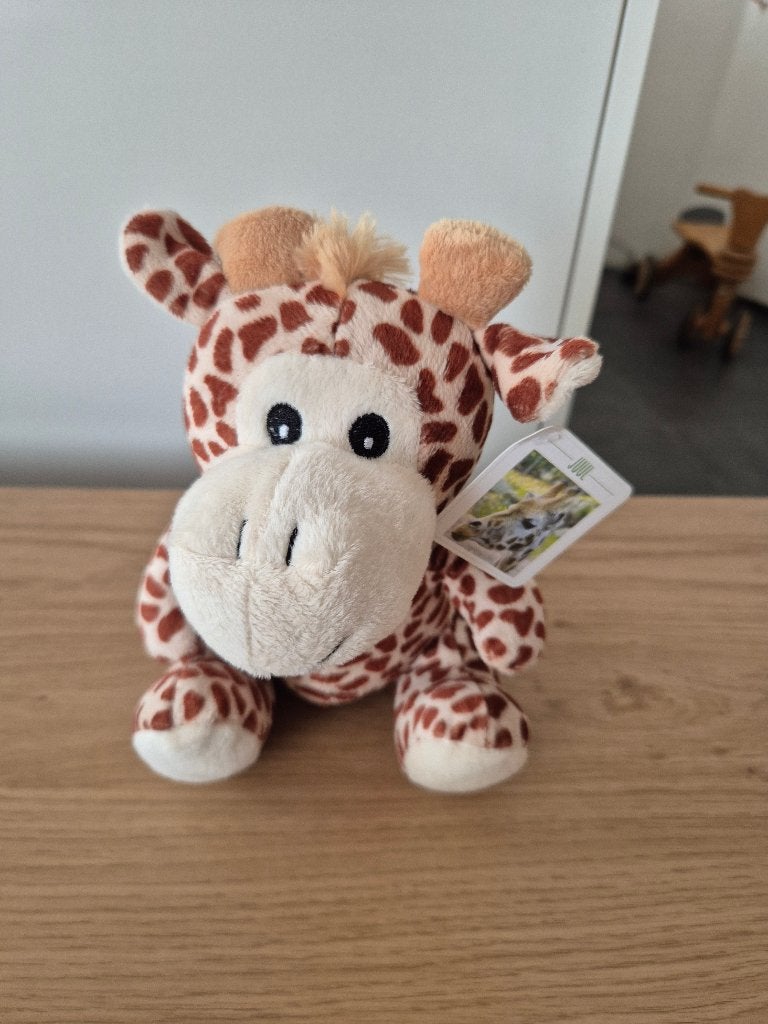 Pairie daiza knuffel leeuw - olifant - giraf, Overige karakters, Autres marques, Enlèvement, Neuf