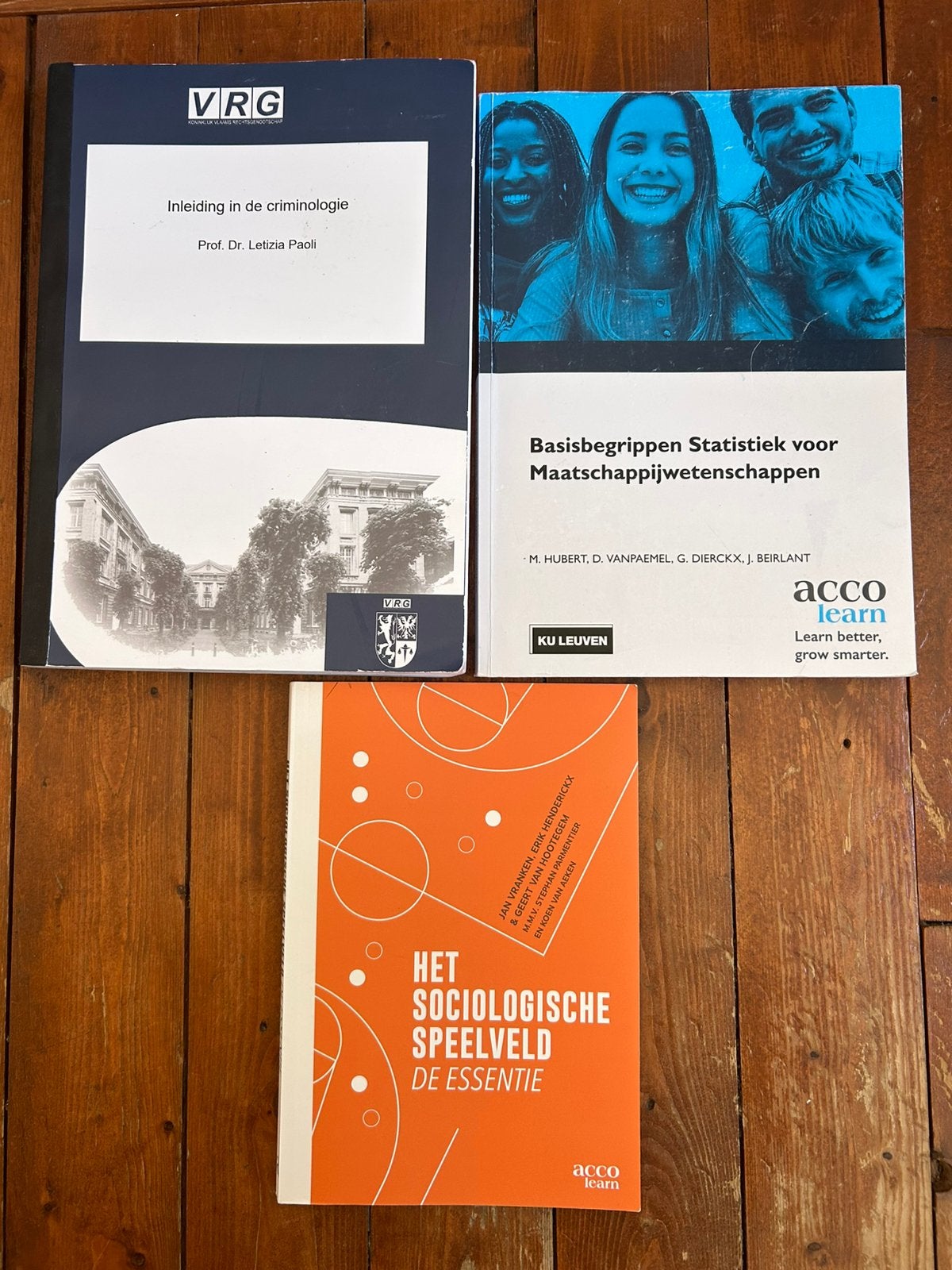 Boeken eerste bachelor criminologie KUL (eerste semester), Ophalen, Zo goed als nieuw