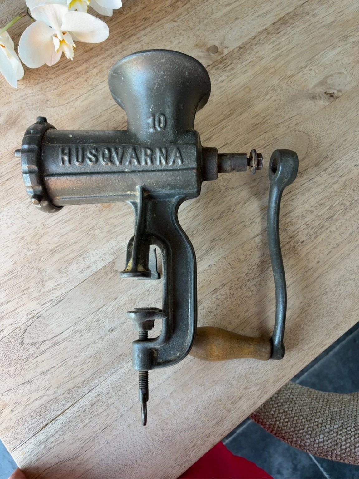 Antieke Husqvarna No. 10, Enlèvement