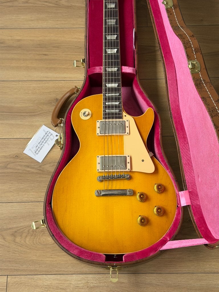 Gibson Custom Shop Murphy '58 Les Paul Light Aged Lemon Demo, Musique & Instruments, Instruments à corde | Guitares | Électriques