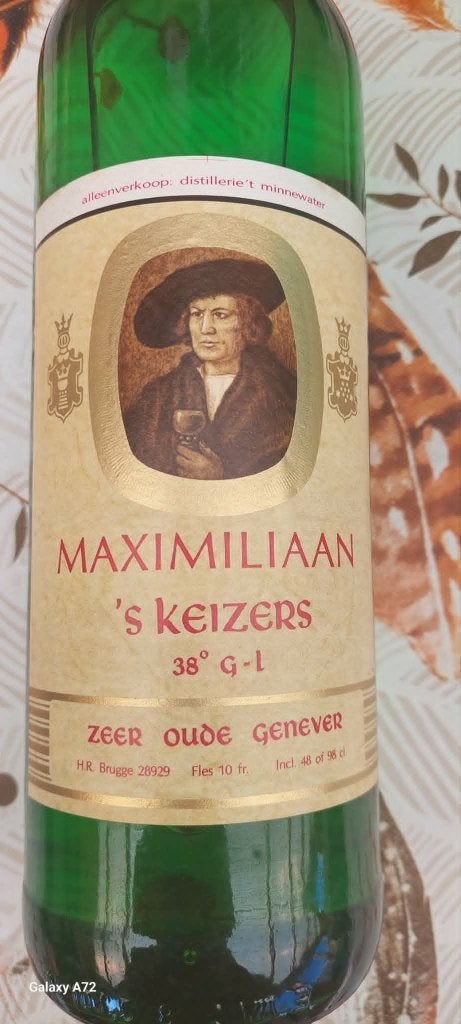 oude jenever ongeopend, Collections, Vins, Autres régions, Enlèvement ou Envoi, Pleine, Comme neuf