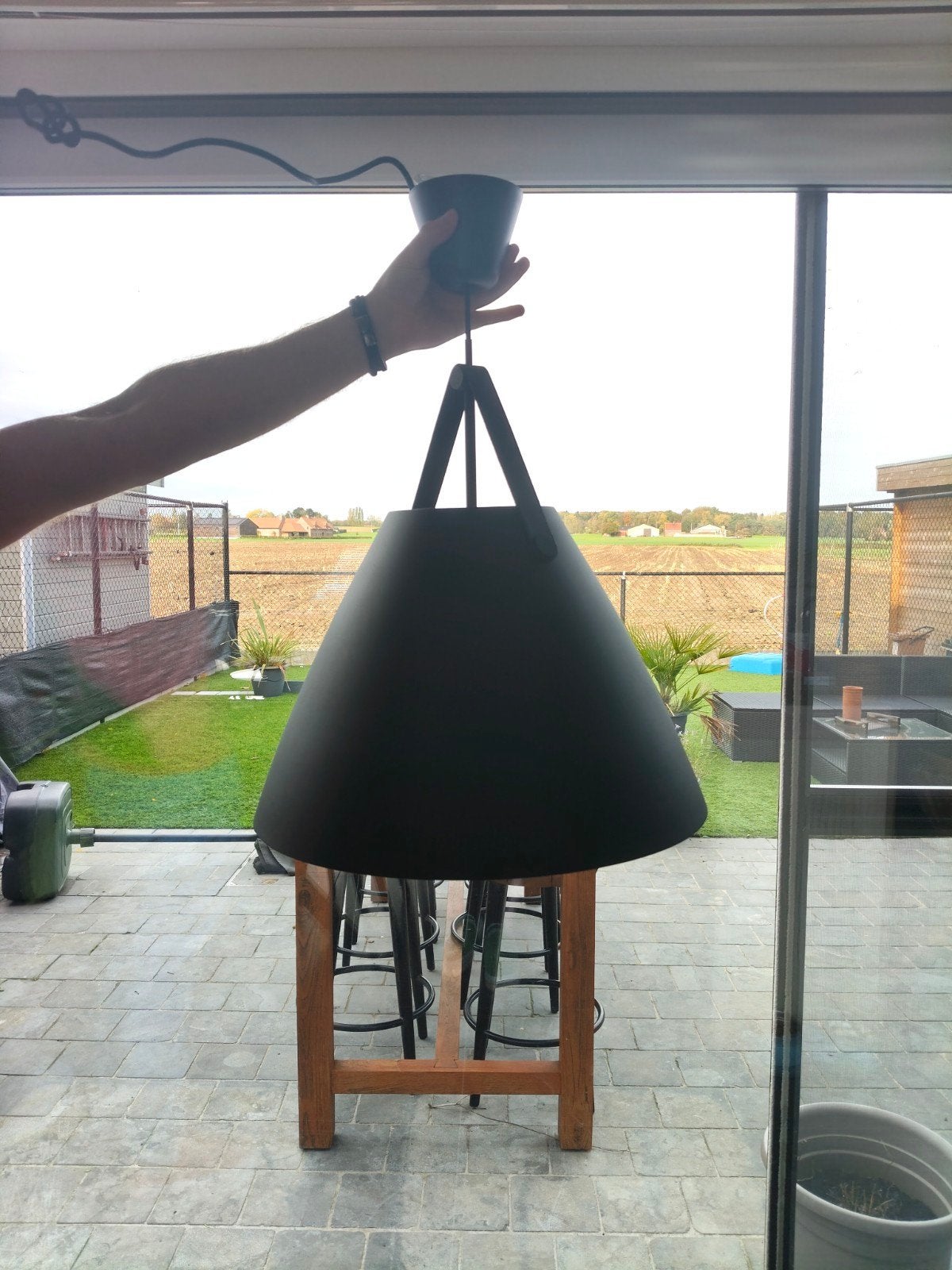 hangluster, Ophalen