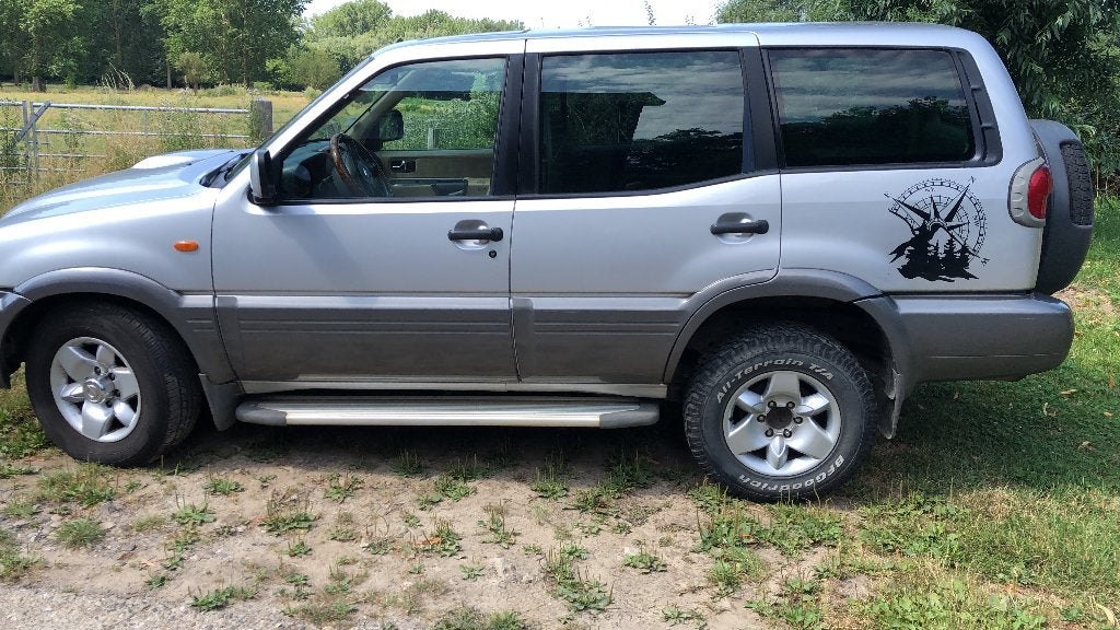 Nissan Terrano 2 3.0td, Auto's, Nissan, Stof, Beige, Particulier, 4x4