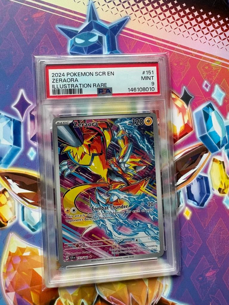 Zeraora #151 PSA 9, Ophalen of Verzenden, Zo goed als nieuw