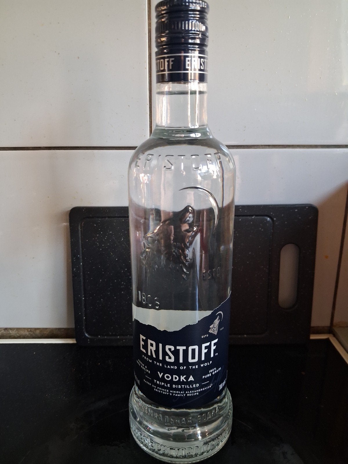 Eristoff Vodka 70 cl, Ophalen, Nieuw