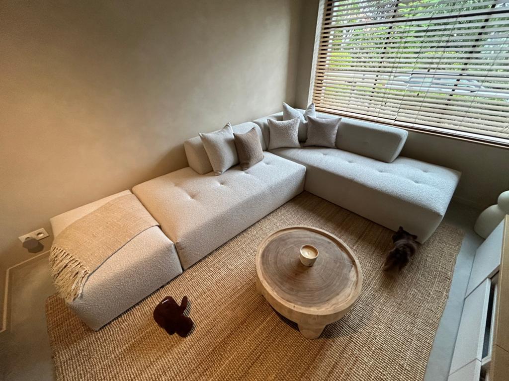 Zetel Montël wit/beige, Ophalen, Nieuw