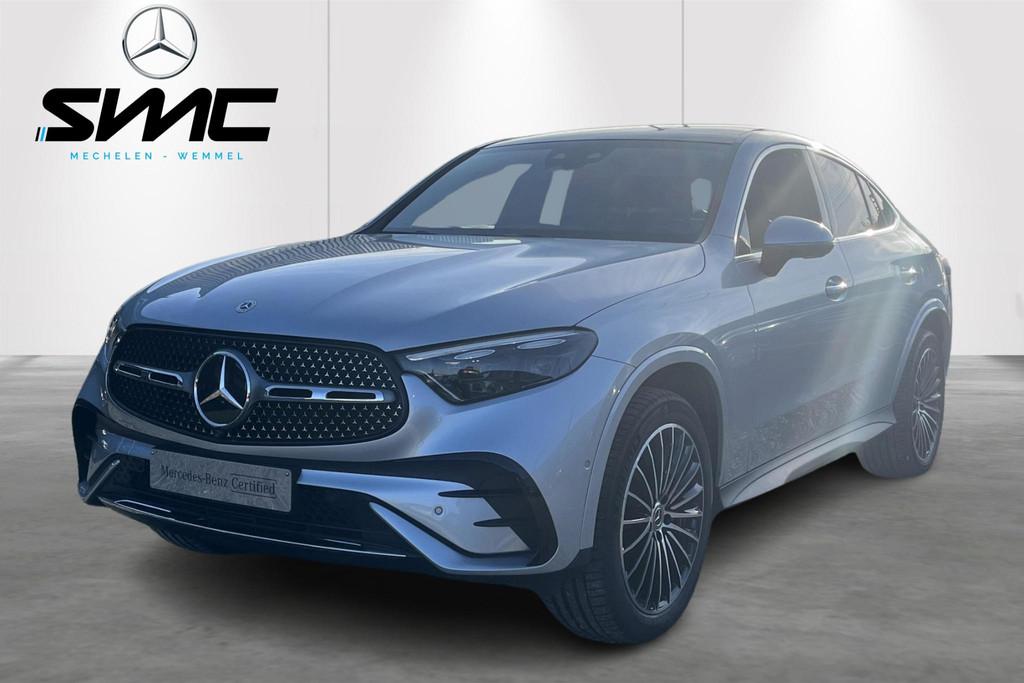 Mercedes-Benz GLC Coupé GLC 300 de 4MATIC AMG Line, Autos, Argent ou Gris, Entreprise, 2000 kg, Hybride Électrique/Diesel