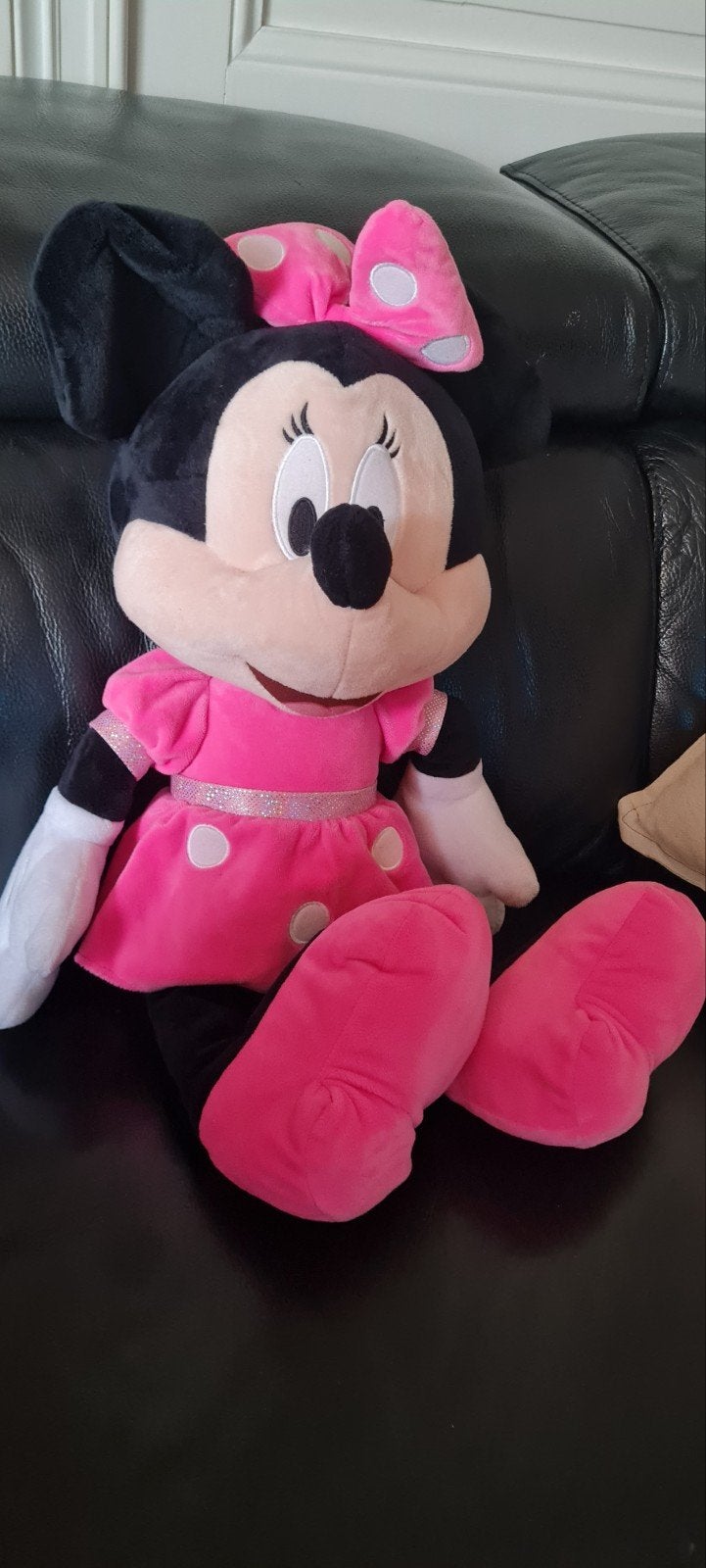 minnie 60cm neuve, Enlèvement ou Envoi, Mickey Mouse, Neuf, Peluche