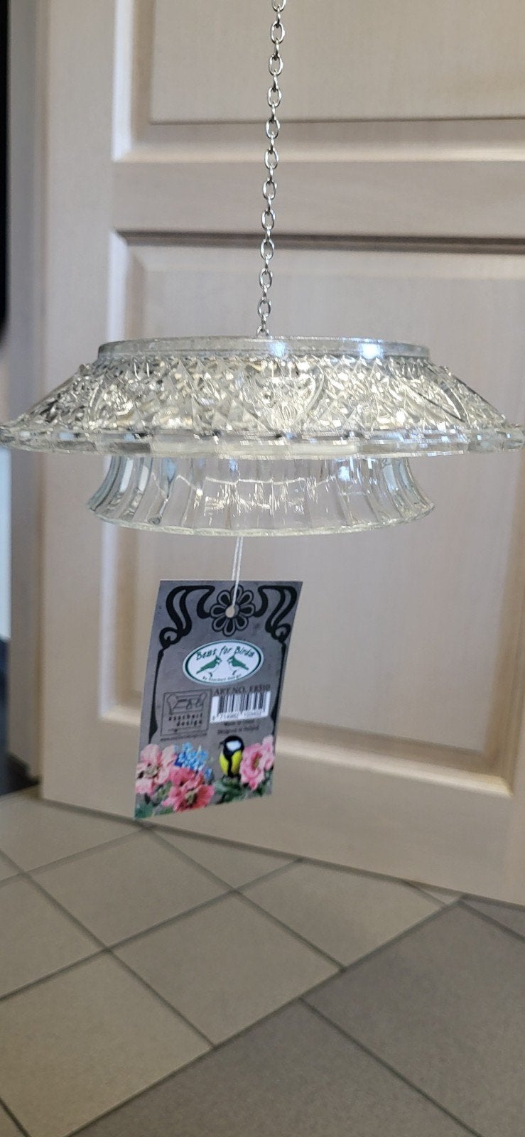 feeding bel, vintage voederbescherming voor vogels, Enlèvement ou Envoi, Neuf, Autres types, Verre