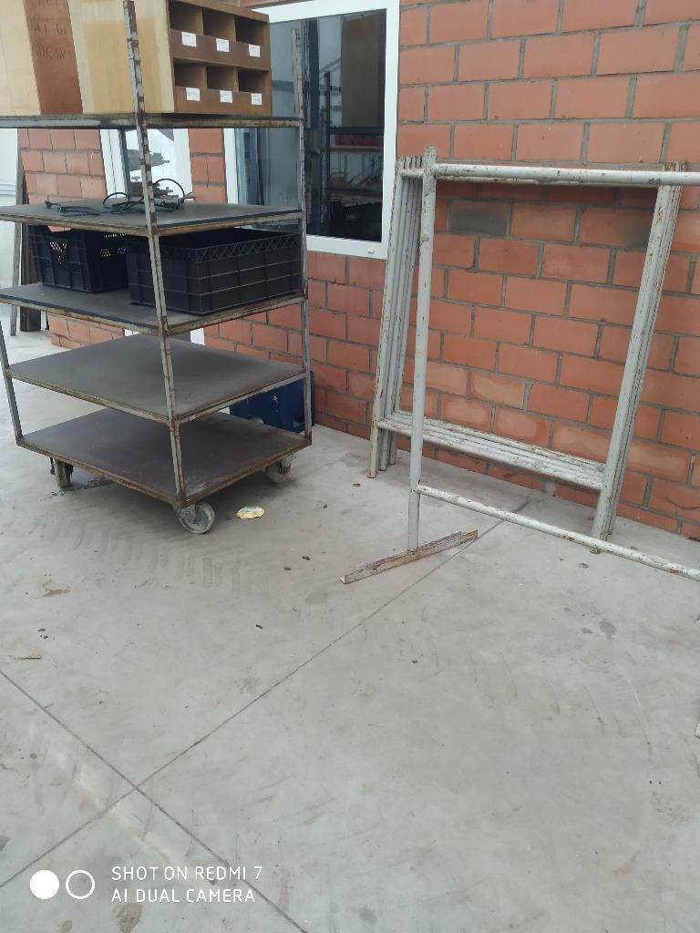 Metserstelling, Doe-het-zelf en Bouw, Steigers, Ophalen, Gebruikt, Gevelsteiger, Minder dan 2 meter
