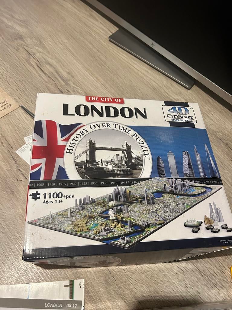 City of london 4D new, Ophalen, 500 t/m 1500 stukjes, Nieuw, Rubik's of 3D-puzzel