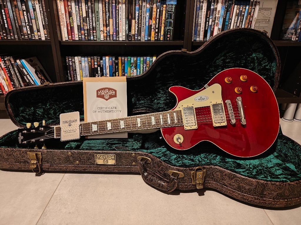 Maybach Lester '59 Wild Cherry, Muziek en Instrumenten, Ophalen, Zo goed als nieuw, Solid body, Overige merken