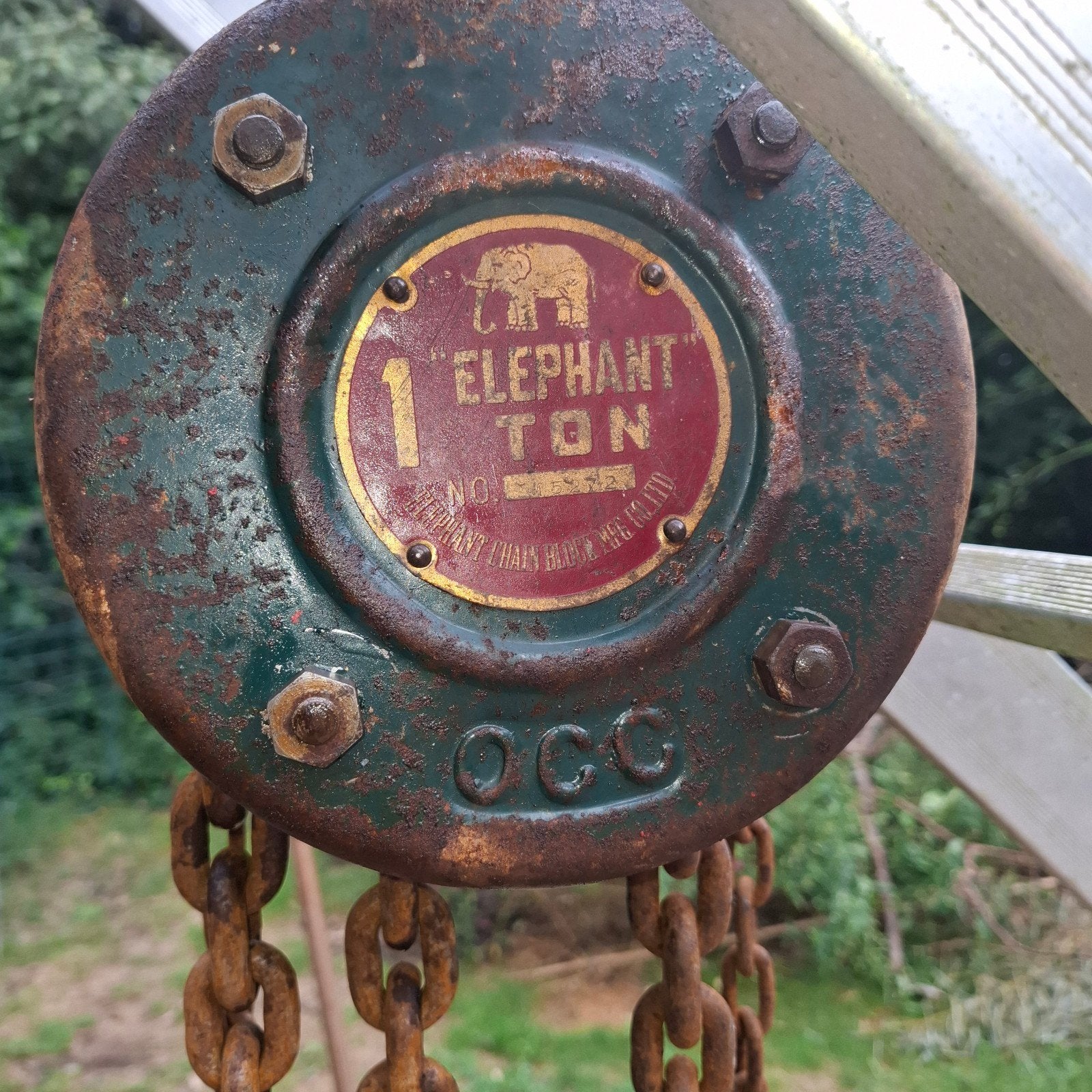 ELEPHANT 1 TON LIFT. VINTAGE GEMAAKT IN JAPAN, Ophalen