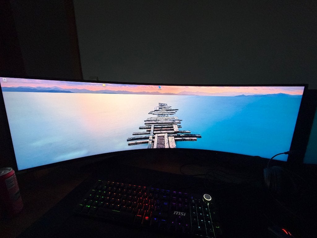 Samsung Odyssey G9 49’’, Computers en Software, VA, Minder dan 1 ms, Zo goed als nieuw, DisplayPort