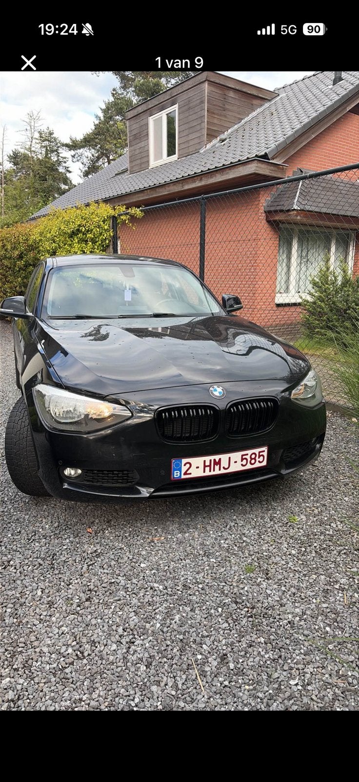 Bmw 116i 2014, Auto's, BMW, 1 Reeks, Zwart, 5 deurs, Particulier