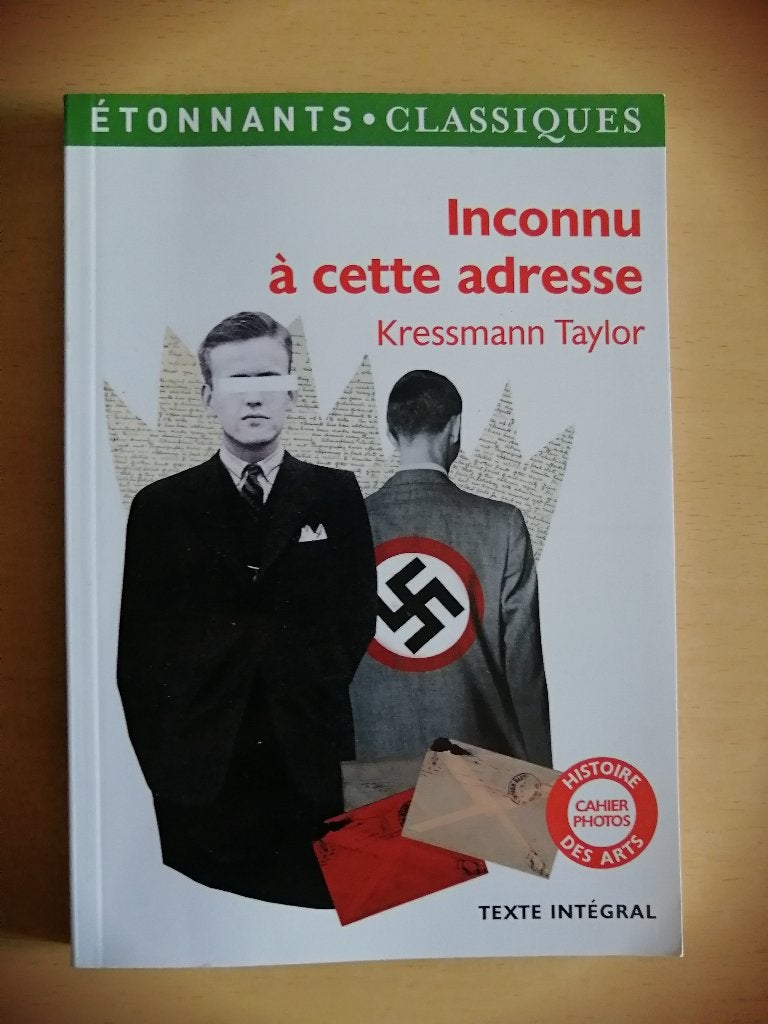 Inconnu à cette adresse de Kathrine Kressmann Taylor, Livres, Enlèvement ou Envoi, Histoire