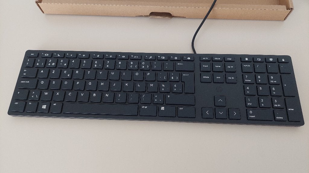HP Toetsenbord, Computers en Software, Ophalen, Ergonomisch, HP, Bedraad