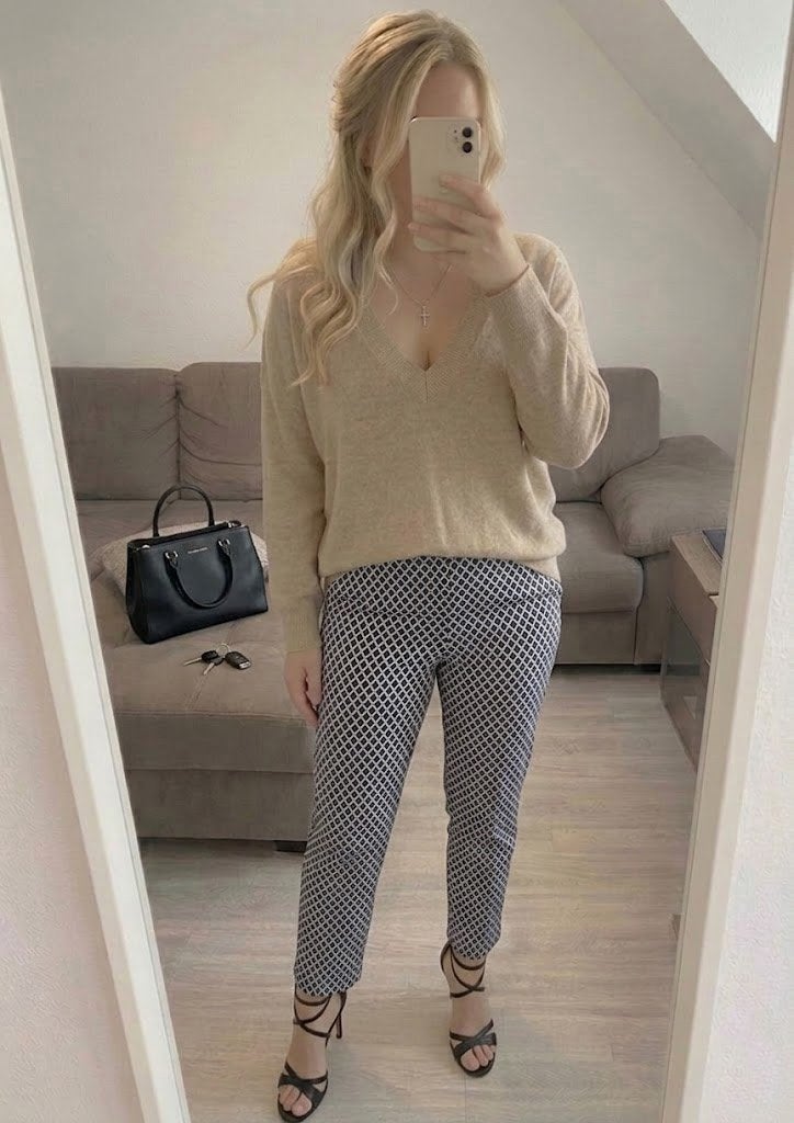 Broek maat 44, Verzenden, Zo goed als nieuw, Maat 42/44 (L), Lang