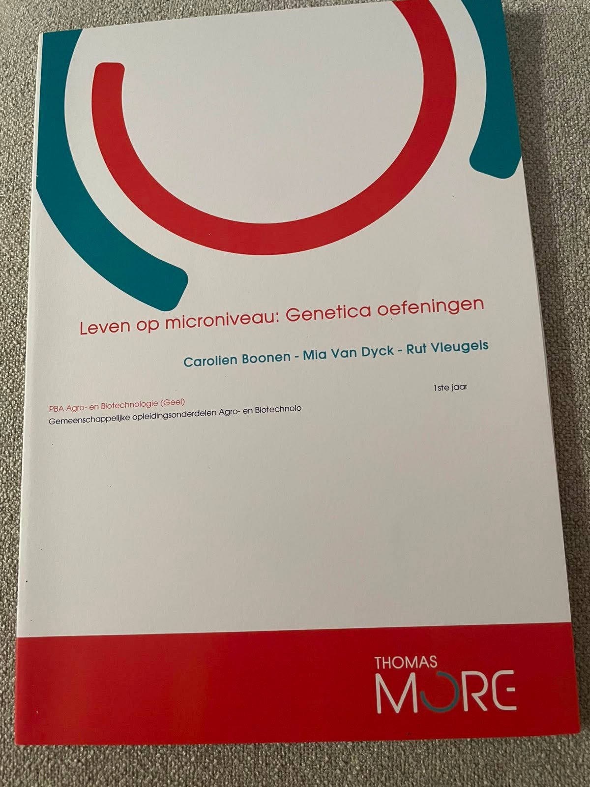 Leven op microniveau : Genetica oefeningen Thomas More Geel, Ophalen of Verzenden, Nieuw, Hogeschool