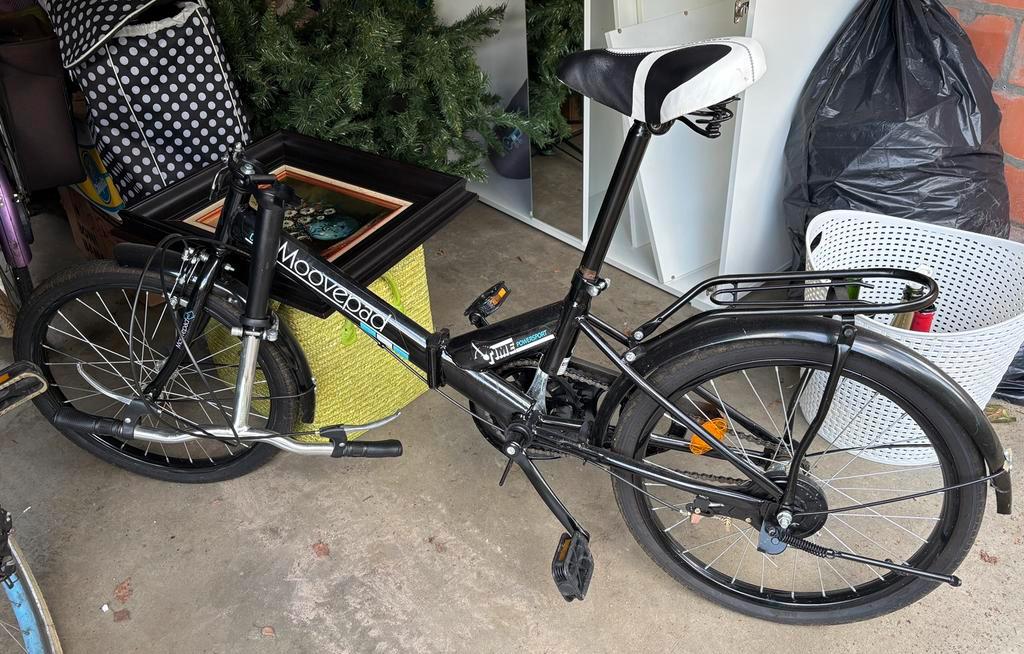 Moovepad vouwfiets, Enlèvement