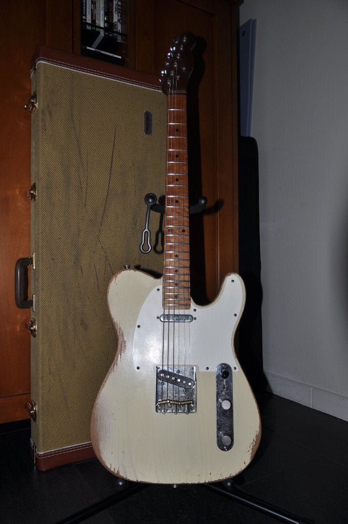 Custom made Telecaster, Ophalen of Verzenden, Zo goed als nieuw, Solid body, Overige merken