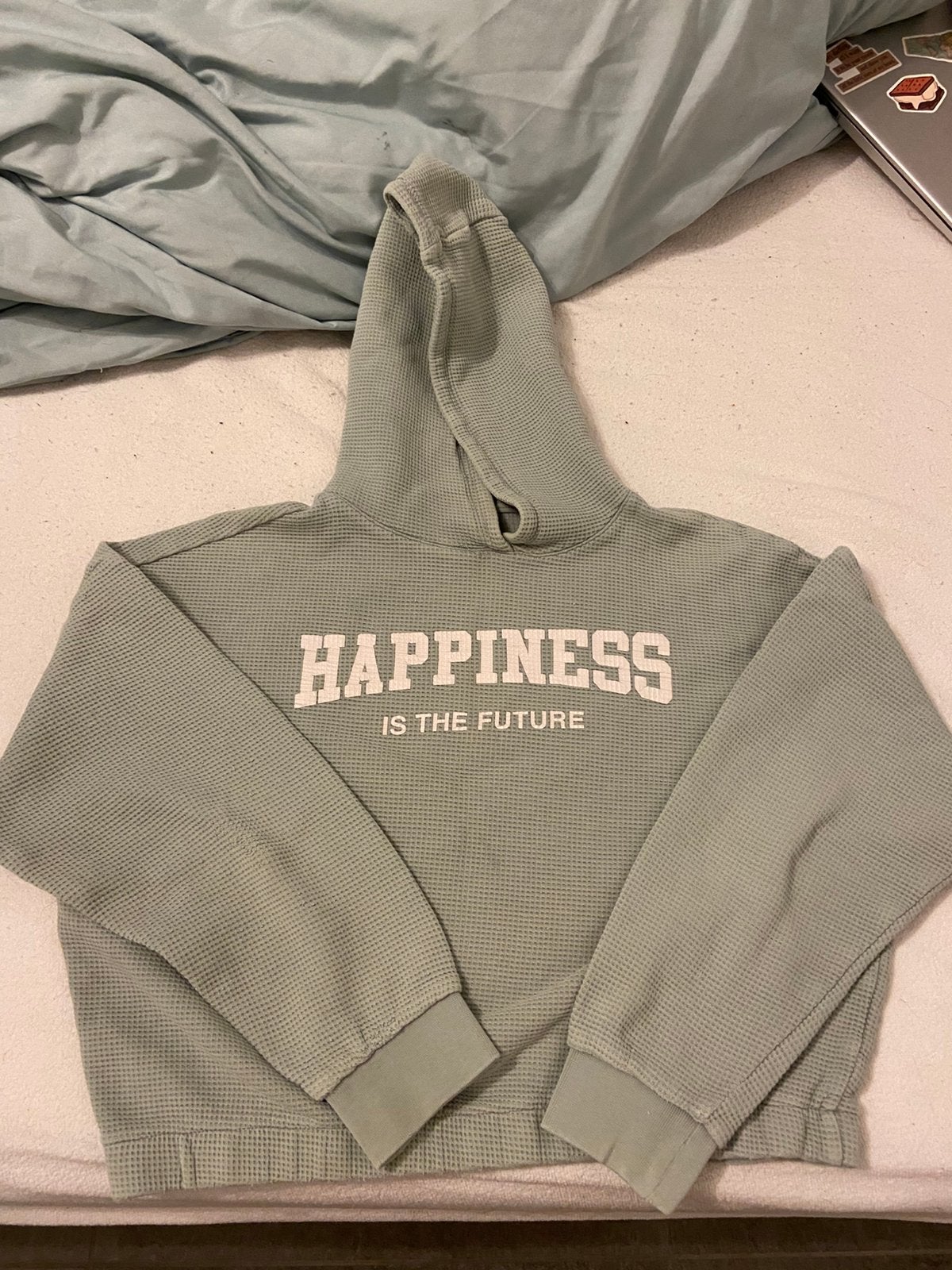 Groene hoodie trui, Kleding | Heren, Ophalen, Zo goed als nieuw, Maat 46 (S) of kleiner, Groen