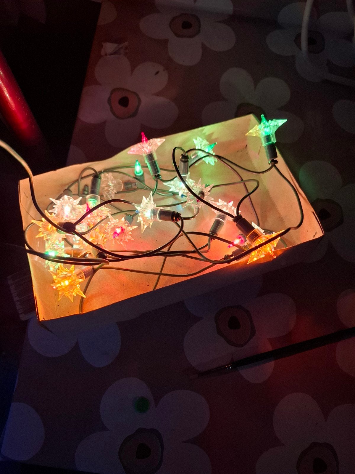 kerstverlichting, Ophalen
