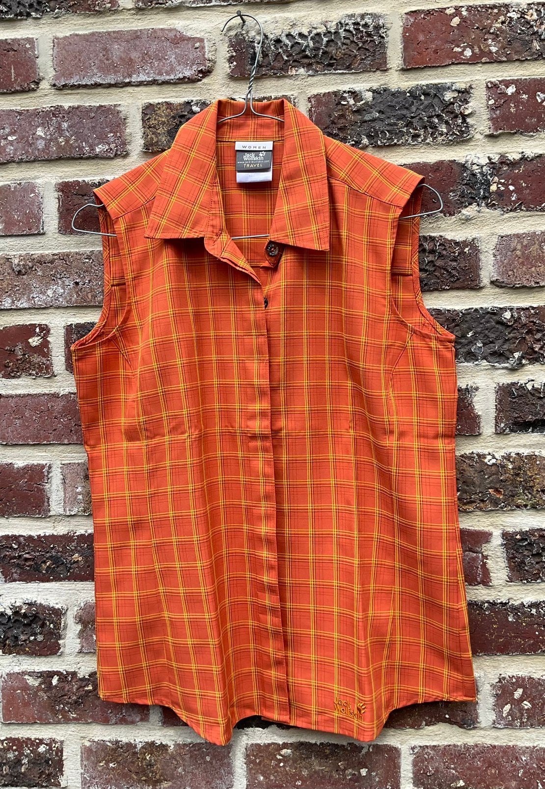 Jack Wolfskin Travel mouwloze outdoor blouse maat S, Ophalen, Zo goed als nieuw