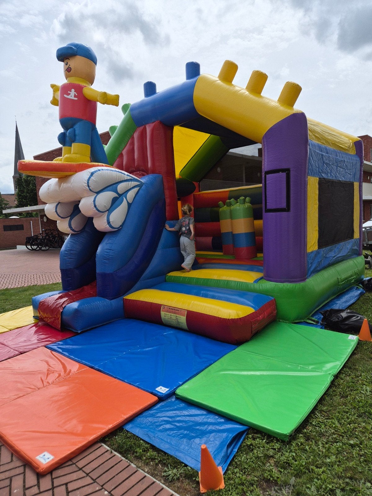 Lego surfer mega blocks springkasteel te huur, Verzenden