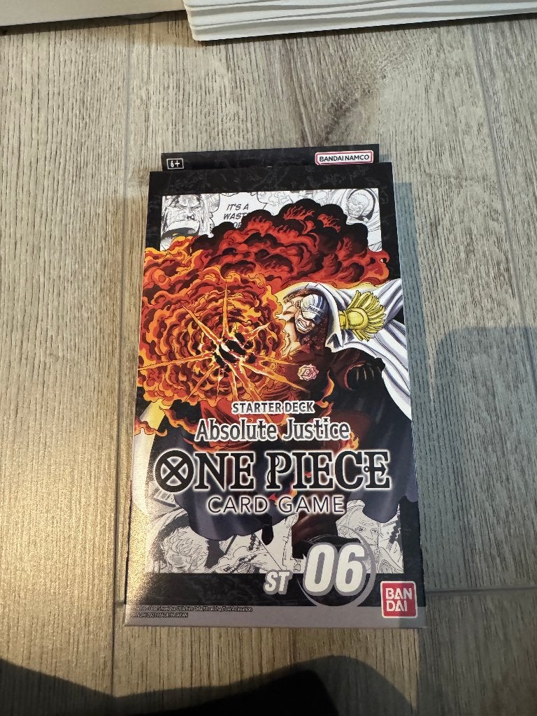 Starter Deck One Piece ST-06 Absolute Justice anglais, Enlèvement, Neuf, Start Deck