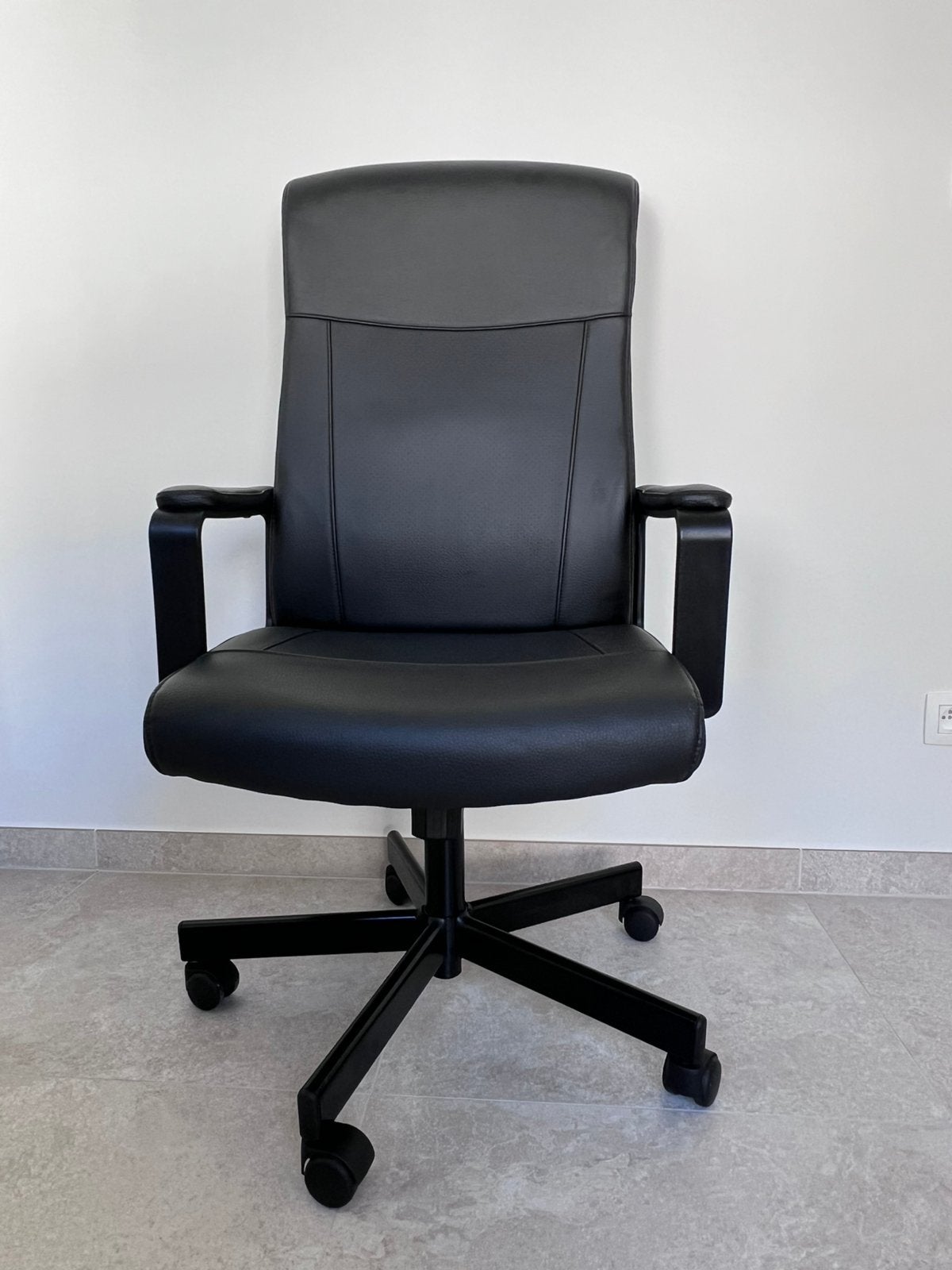 Chaise de bureau Ikea, Enlèvement, Comme neuf, Noir, Chaise de bureau