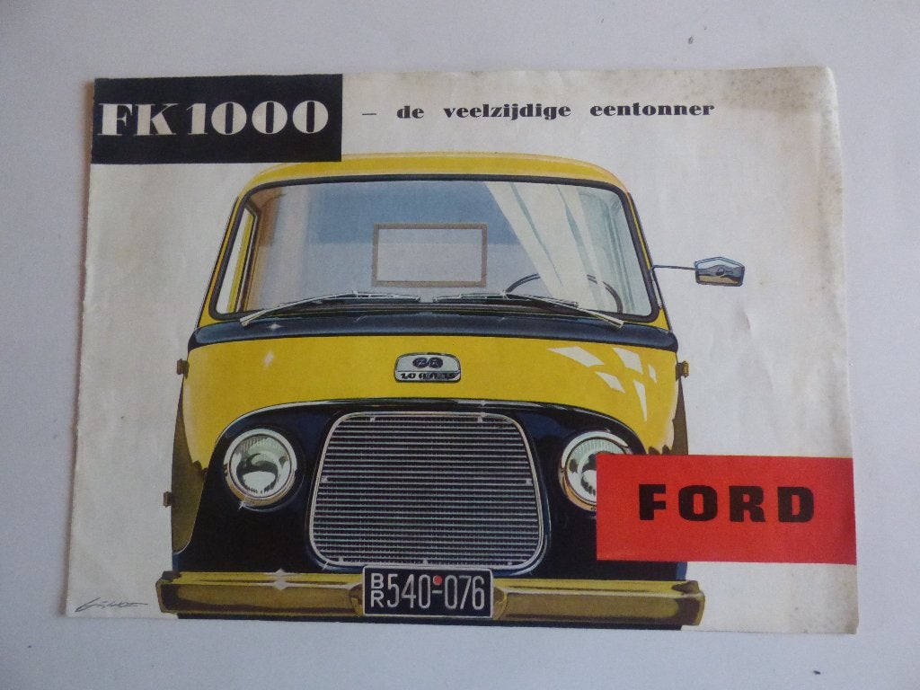 BROCHURE FORD FK 1000, Livres, Enlèvement ou Envoi, Ford
