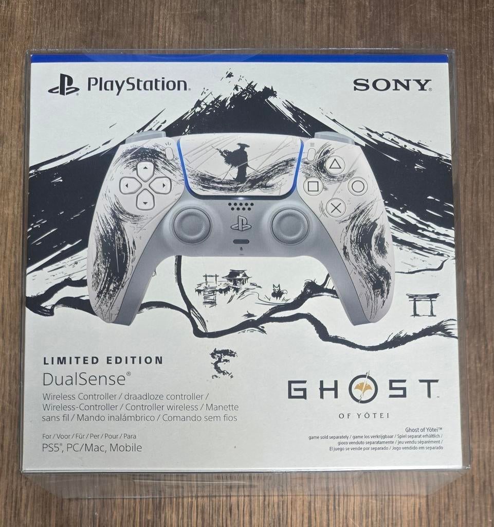 Ghost Of Tsushima PS5 controller (silver), Ophalen of Verzenden, Controller