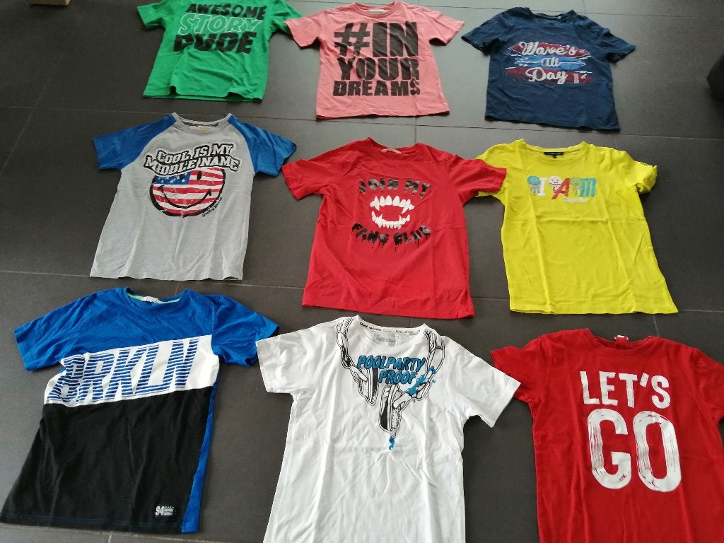 mooie t-shirts jongens 11 jaar, Kinderen en Baby's, Kinderkleding | Maat 146, Ophalen of Verzenden, Zo goed als nieuw, Jongen