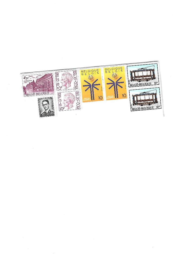 Postzegels, Met envelop, Frankeerzegel, Ophalen of Verzenden, Gestempeld