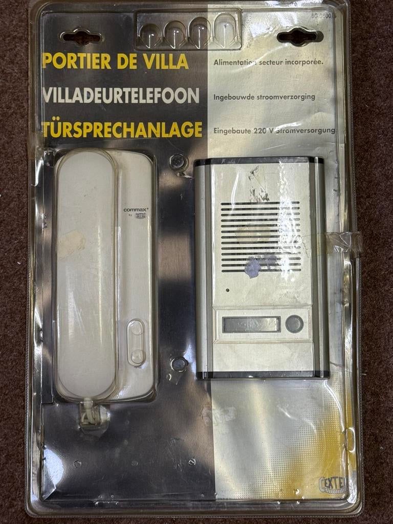 Interphone de porte Extel neuf jamais utilisé 2 pièces, Enlèvement ou Envoi, Neuf