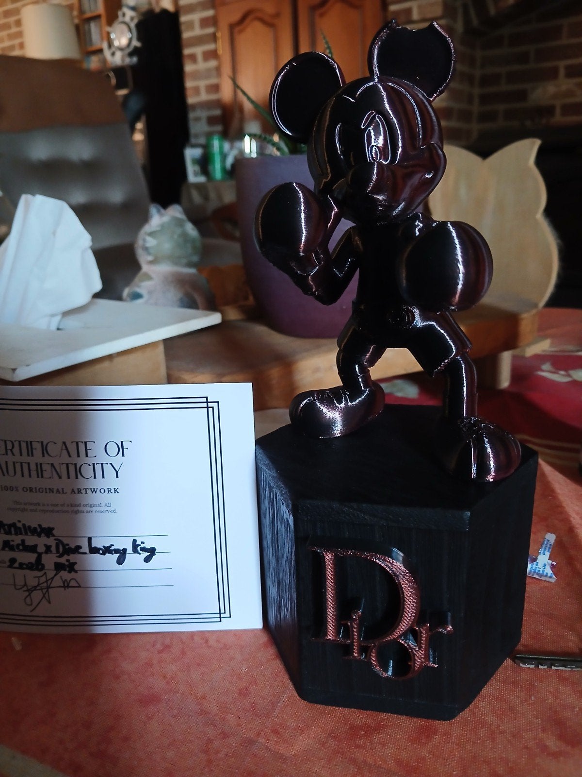Artilux me certificaat micky mousse x Dior  boksing, Ophalen