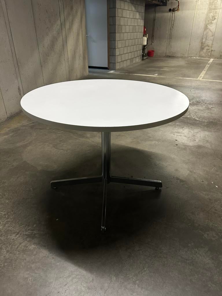 Ronde vintage eettafel, Huis en Inrichting, Tafels | Eettafels, Ophalen, Gebruikt, Rond, Modern, vintage