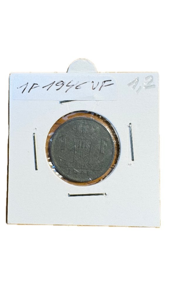 LEOPOLD III: 1 FRANK 1946VF, Postzegels en Munten, Ophalen of Verzenden