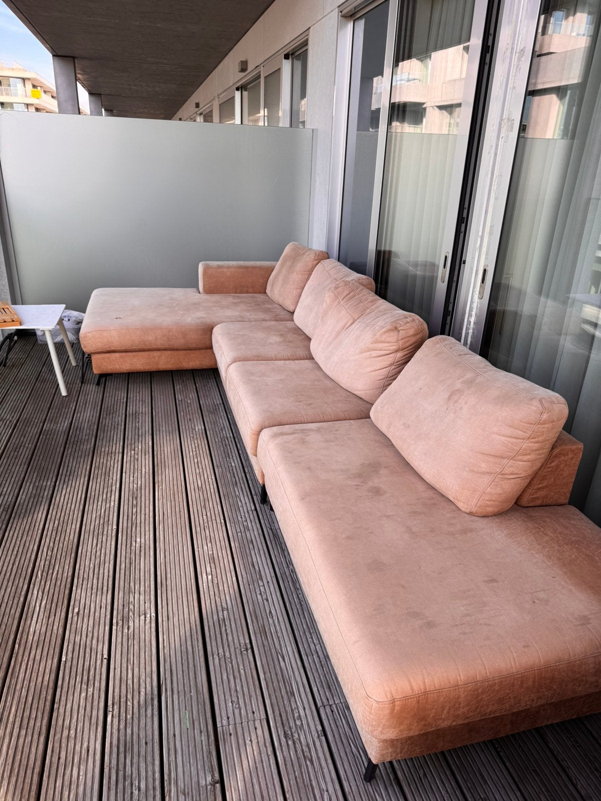 GRATIS!!! spoedophaling, Tuin en Terras, Ophalen, 4 zitplaatsen, Gebruikt, Textileen