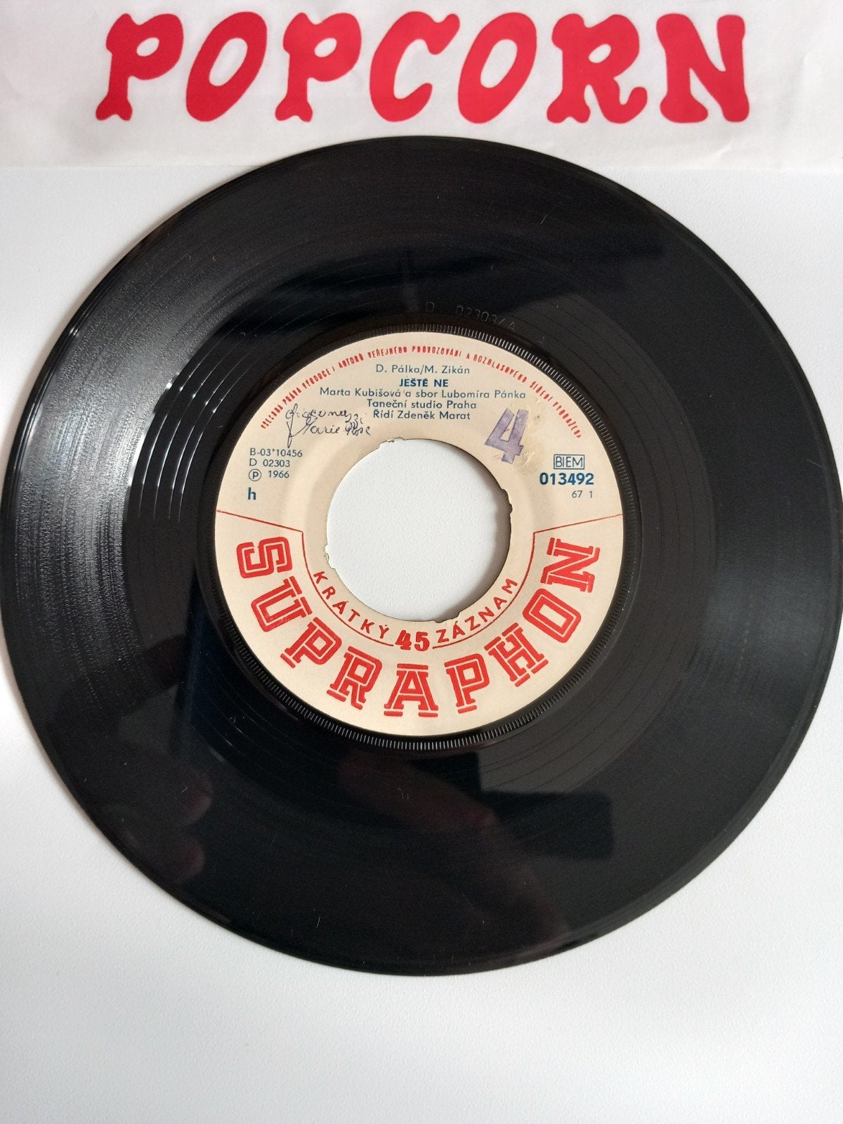 MARTHA KUBISOVA. JESTE' NE. 1966 45T, Ophalen of Verzenden