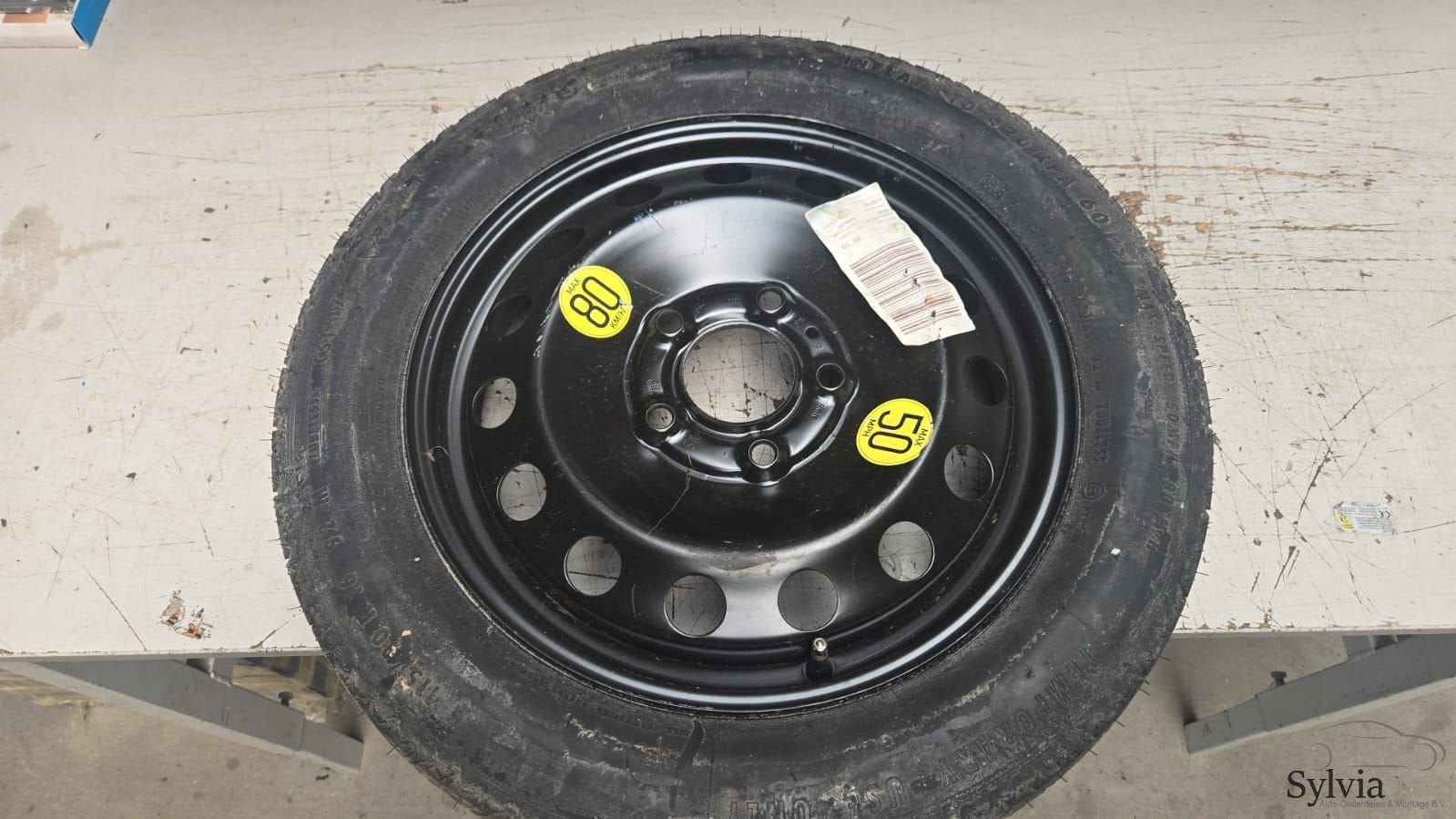 Reservewiel thuiskomer 16 inch 115/90/R16 BMW 1 / 3 serie E4, Pneus et Jantes, Véhicule de tourisme, -, Utilisé