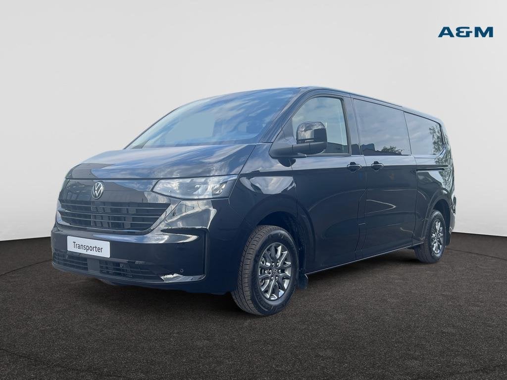 Volkswagen Transporter T7 32 Fou Lwb Transporter 2.0 TDi SCR, Auto's, Volkswagen, Automaat, Cruise Control, Zwart, Diesel
