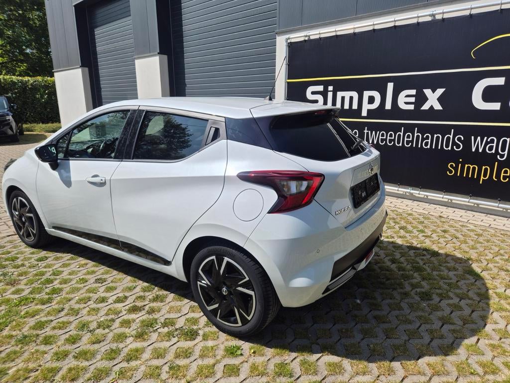 NISSAN MICRA 0.9 N- DESIGN MET GARANTIE in topstaat, Voorwielaandrijving, Stof, Euro 6, Wit