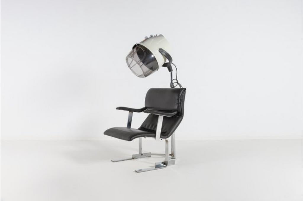 Ancien Fauteuil Chaise de Coiffeur 1970, Enlèvement ou Envoi