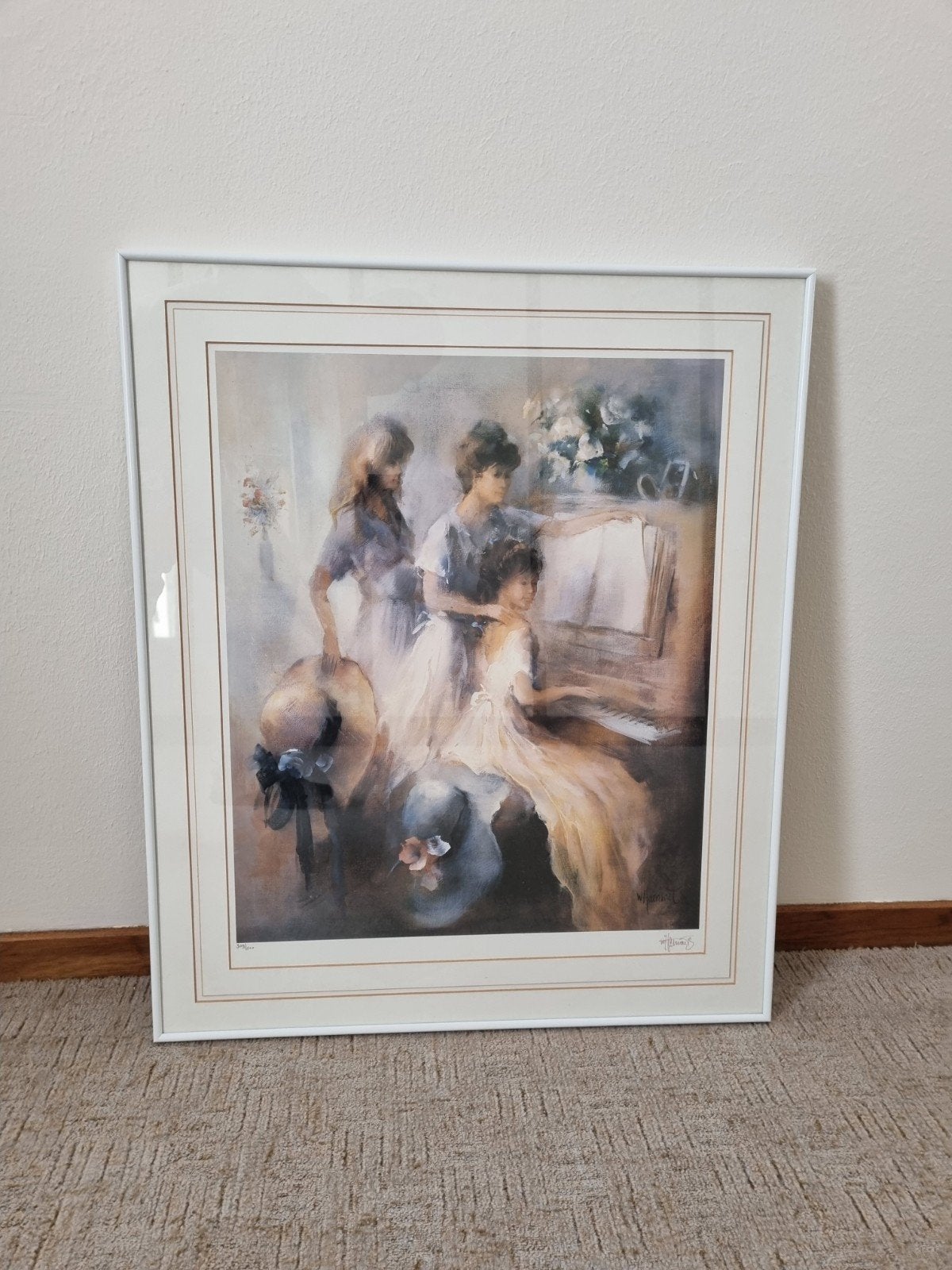 2 stuks schilderijen Willem Haenraets, Antiek en Kunst, Ophalen, Klassiek, Achter glas, Overige onderwerpen
