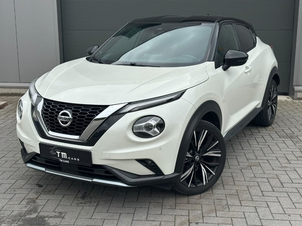 Nissan Juke N-Design benzine, Auto's, Voorwielaandrijving, Dealer onderhouden, Stof, Wit