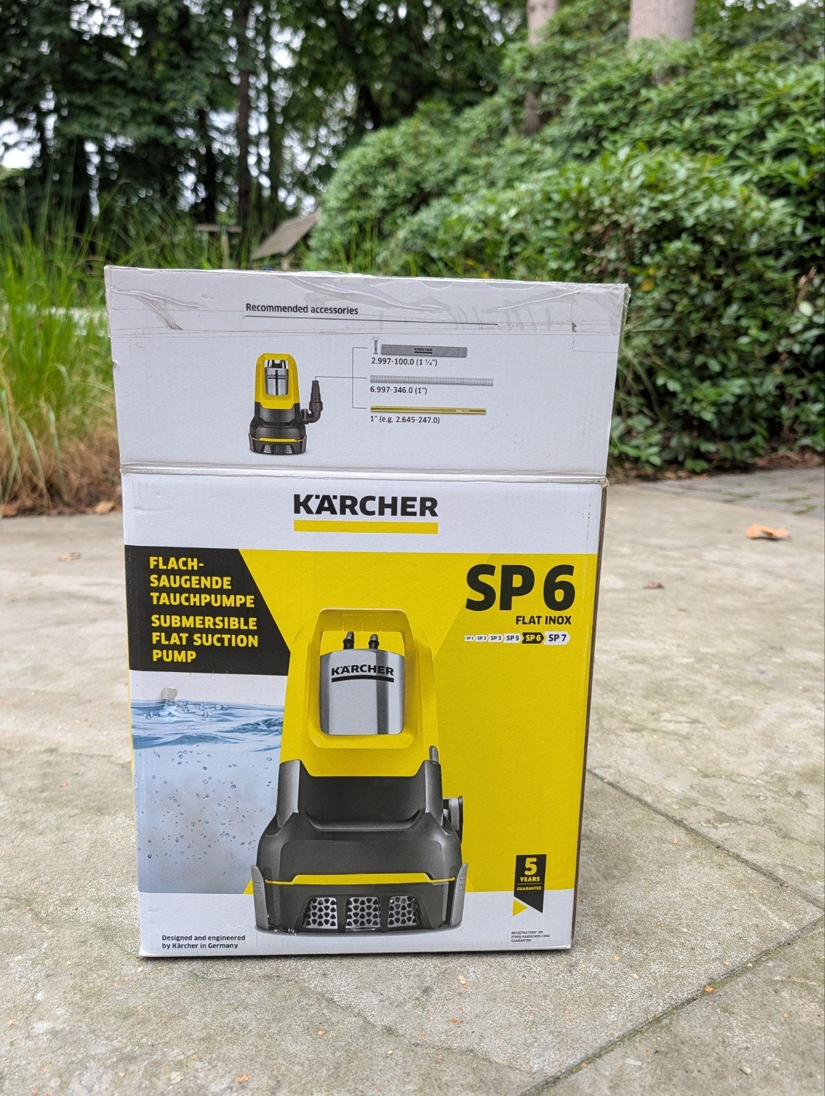 Kärcher SP 6 Flat Inox dompelpomp – ongebruikt, Ophalen