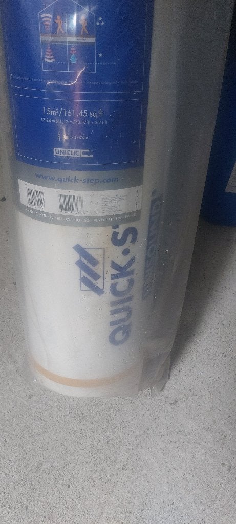Ondervloer quick step, Ophalen, Nieuw, 10 m² of meer, Kunststof
