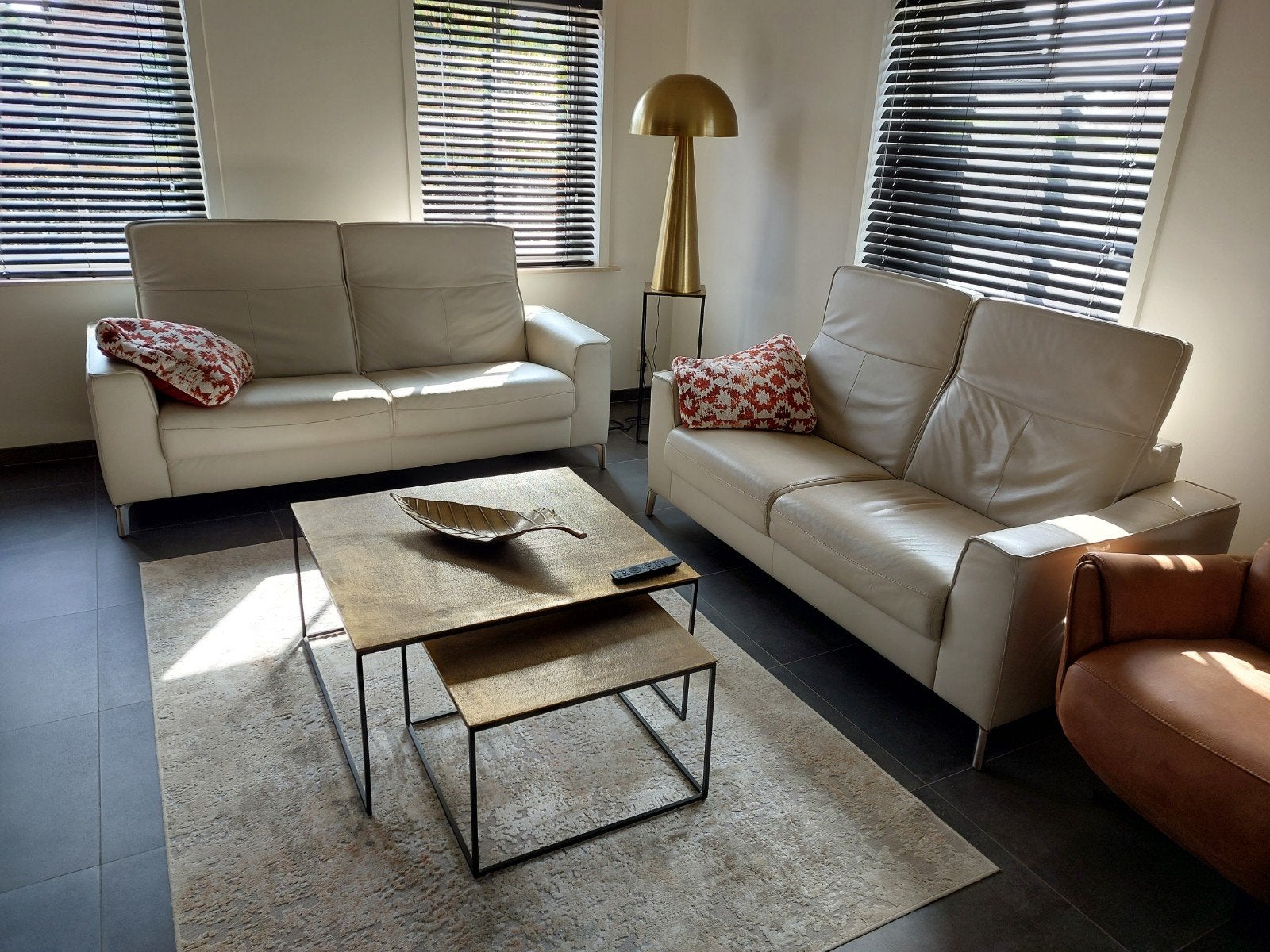 lederen salon, Enlèvement, Cuir